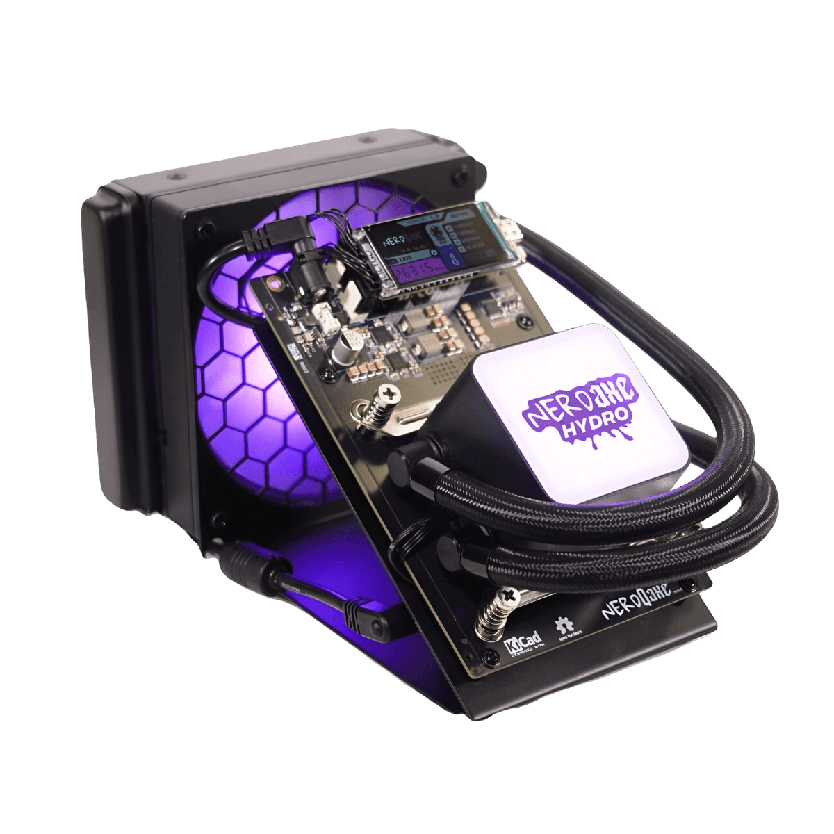 NerdMiner NerdQaxe+ Hydro